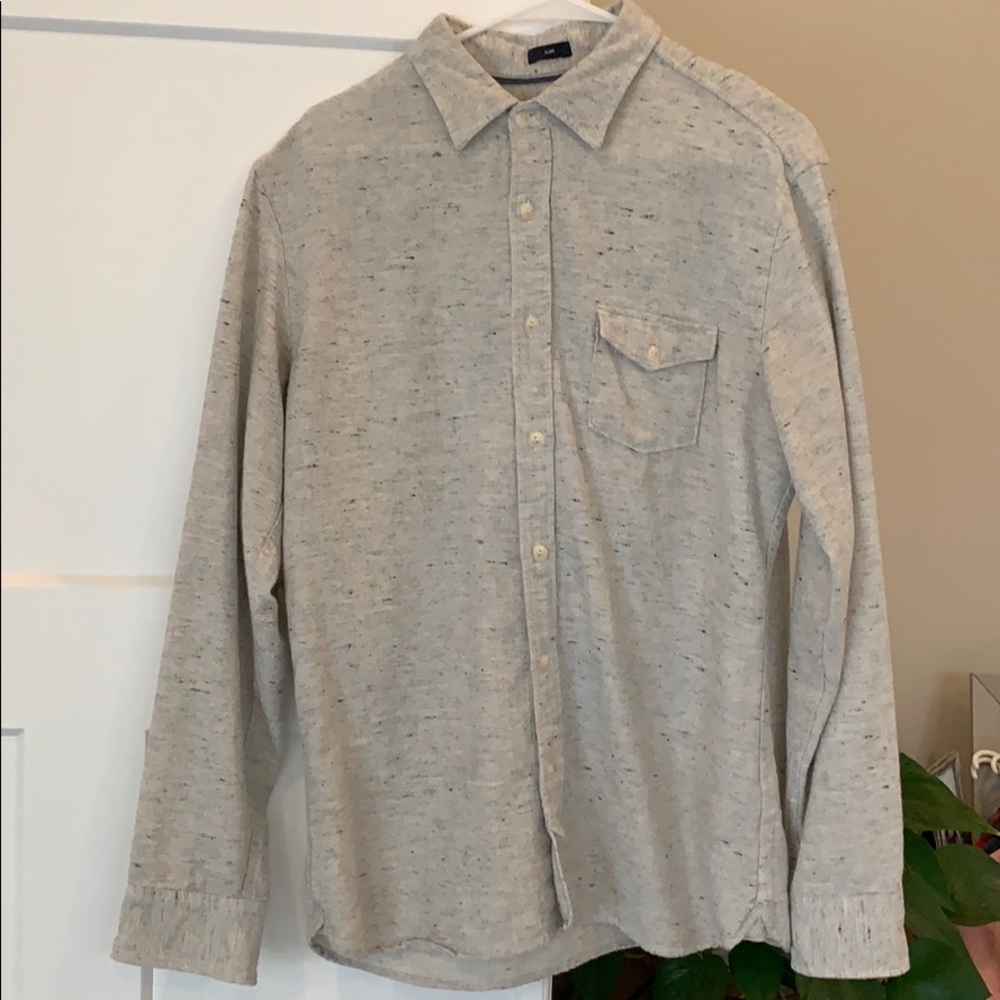 J Crew Men’s Ludlow (slim) Neppy Twill Shirt